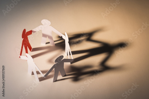 leadership of five team in light