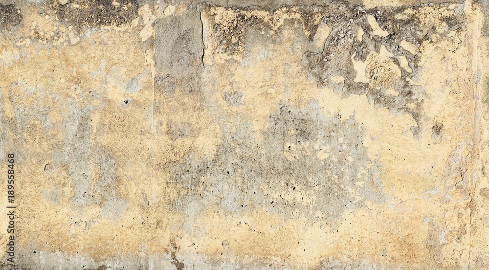 Ochre andg Greige grunge cement background with textures and weathering - very textured Ochre andg Greige grunge cement background with textures and weathering - very textured