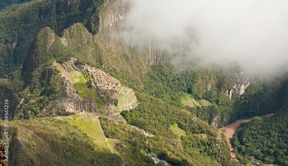 Machu Picchu - view from above - Peru