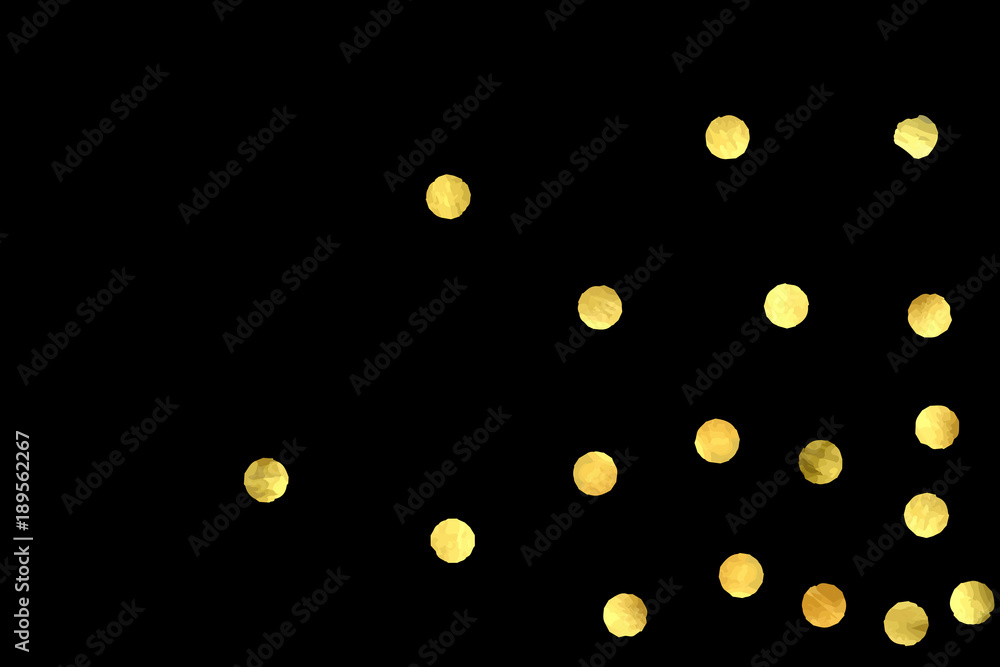 Golden confetti isolated on black background. Golden confetti isolated on black background.
