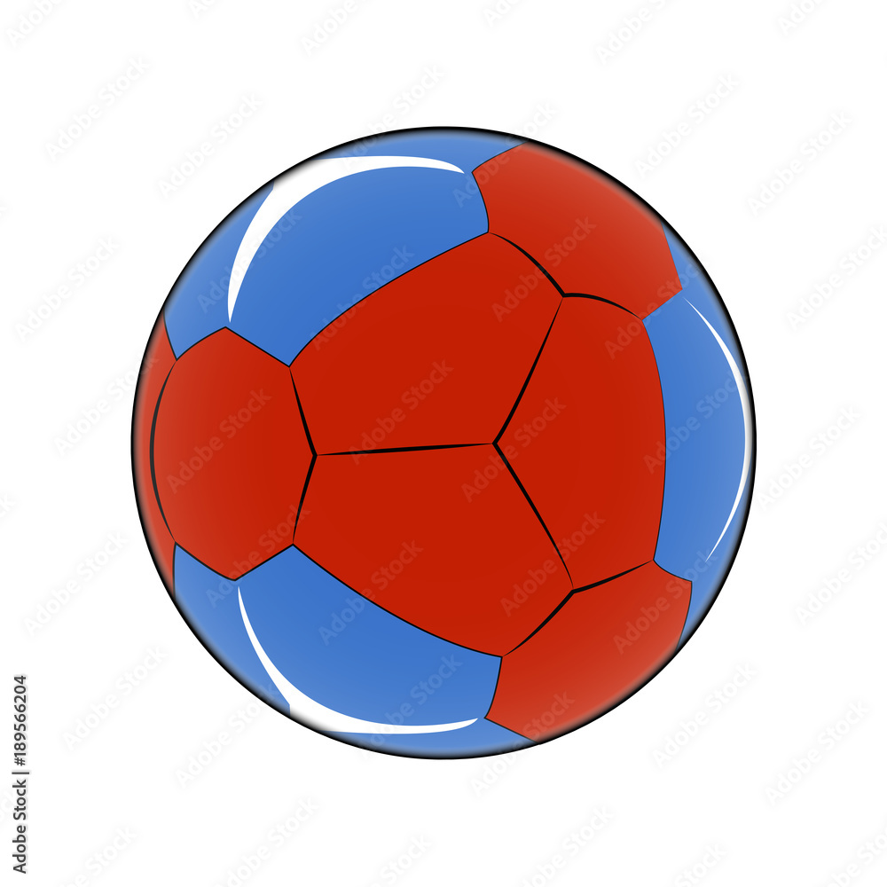 Fototapeta premium Abstract soccer object