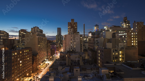 Obraz na płótnie Manhattan Sunset w salonie