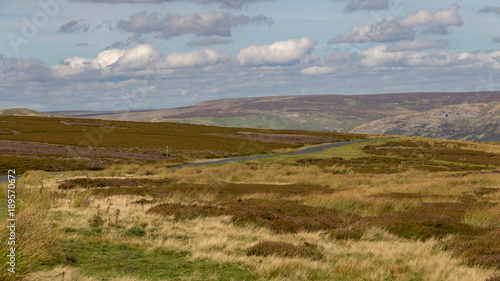 Yorkshire Dales landscape, seen from Hargill Lane between Castle Bolton and Grinton, North Yorkshire, UK
