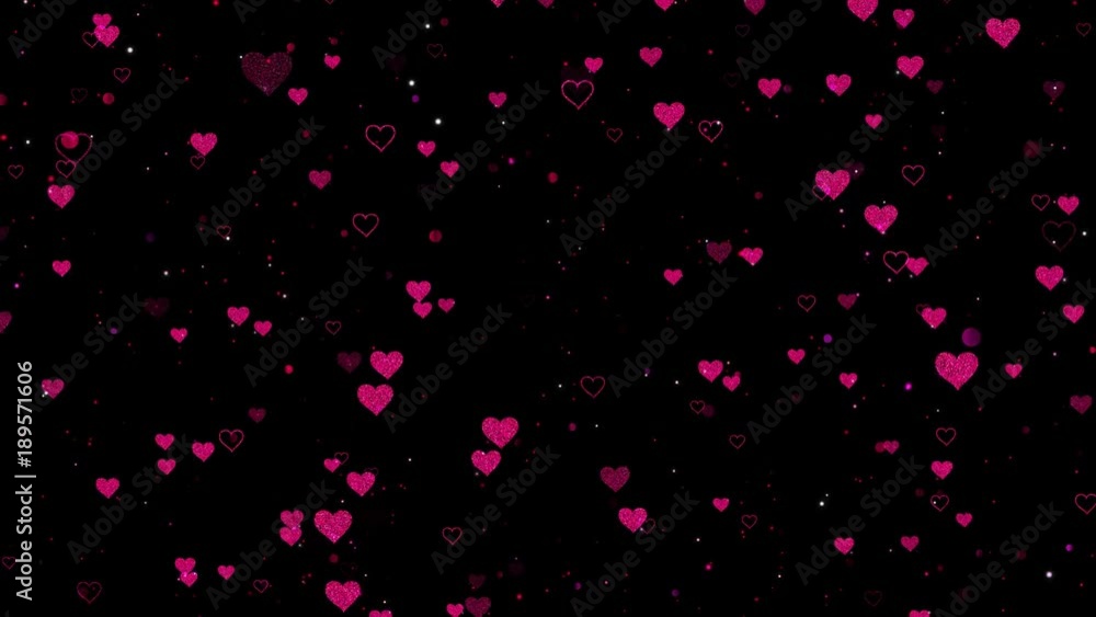 Hearts Overlay Seamless Loop Hearts Overlay Seamless Loop