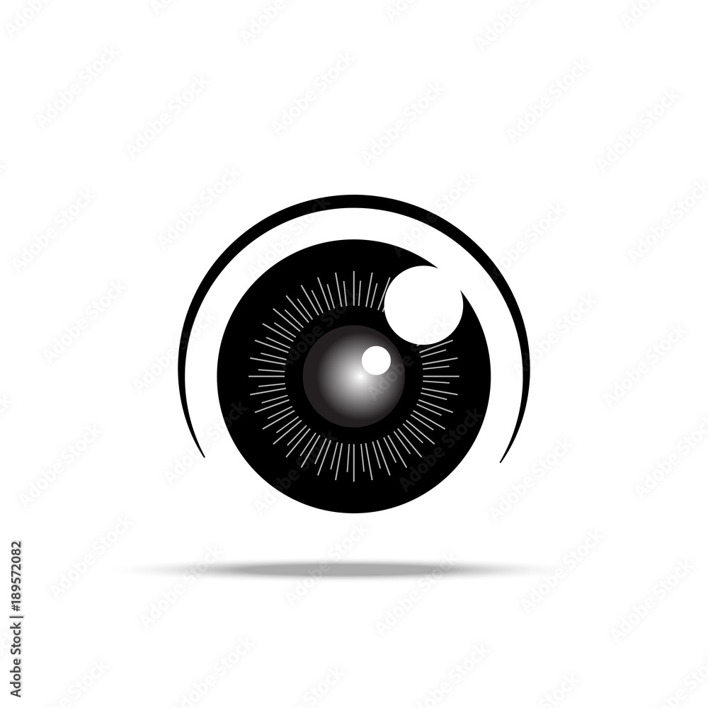 vector flat eye design vector flat eye design