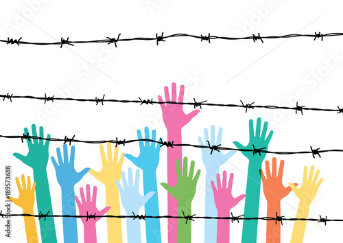 hand in jail
