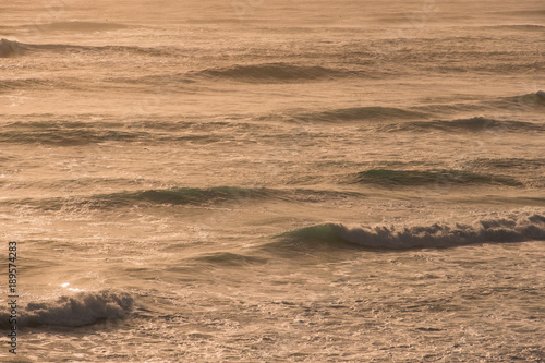 Gold Coast  Queensland Australia - 18 January 2018  Morning views of the ocean from Point Danger on the Southern end of the Gold Coast Australia. 