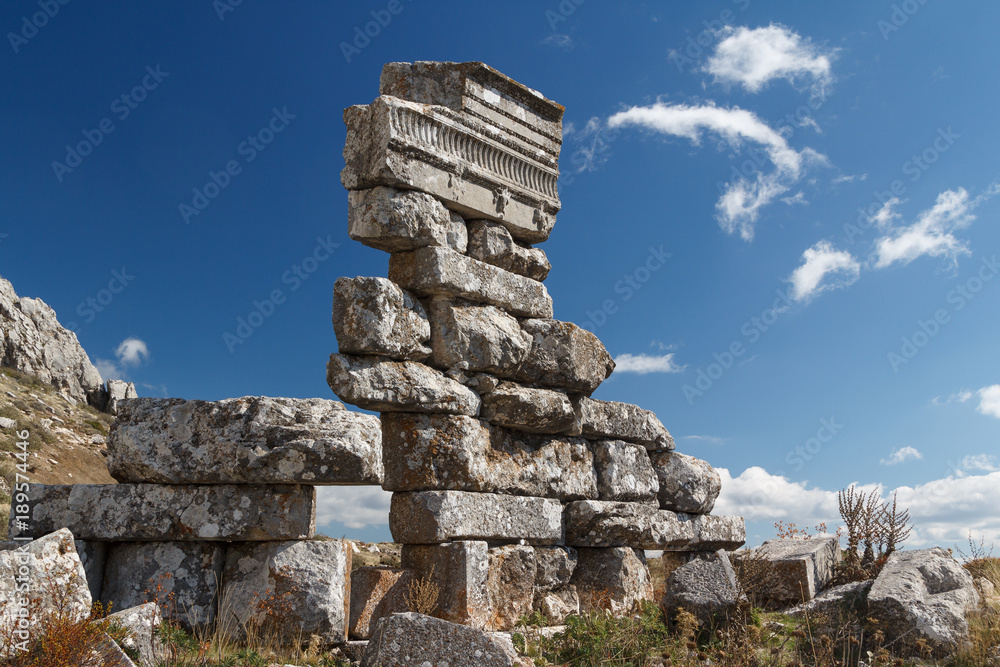 Ruins of the ancient city Sagalassos, Turkey