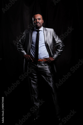 Handsome African-American businessman © ASDF