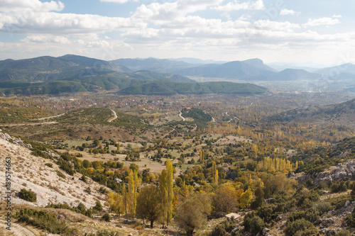 Landscape around ruins of the ancient city Sagalassos, Turkey
