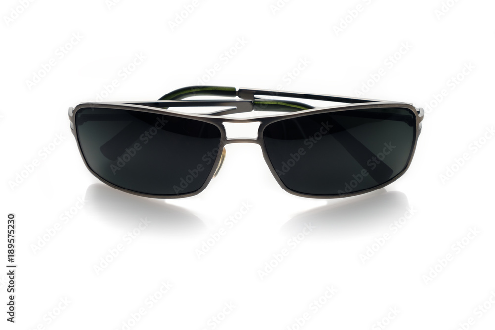 Sunglasses on white background with soft focus Sunglasses on white background with soft focus