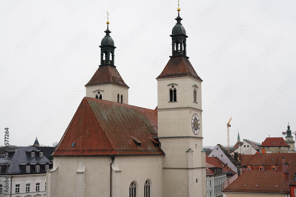 Various old churches in Regensburg
