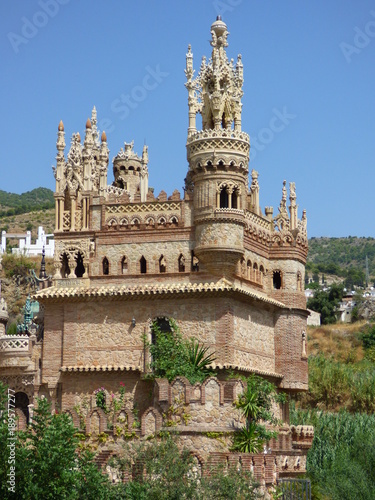 Castillo de Colomares en Benalmádena, Málaga, (Andalucia,España) en homenaje a Cristóbal Colón y el Descubrimiento de América.