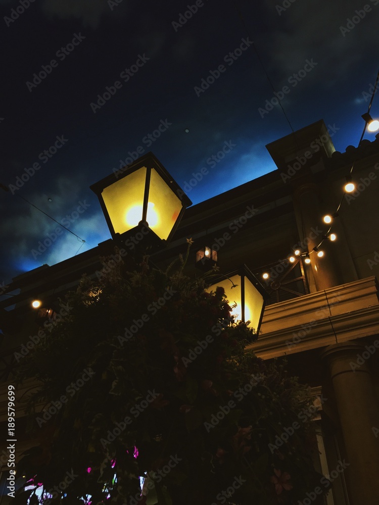 Obraz premium Indoor street lamps
