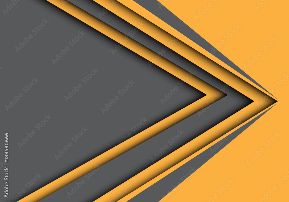 Abstract gray yellow arrow speed design modern futuristic background vector illustration. Abstract gray yellow arrow speed design modern futuristic background vector illustration.