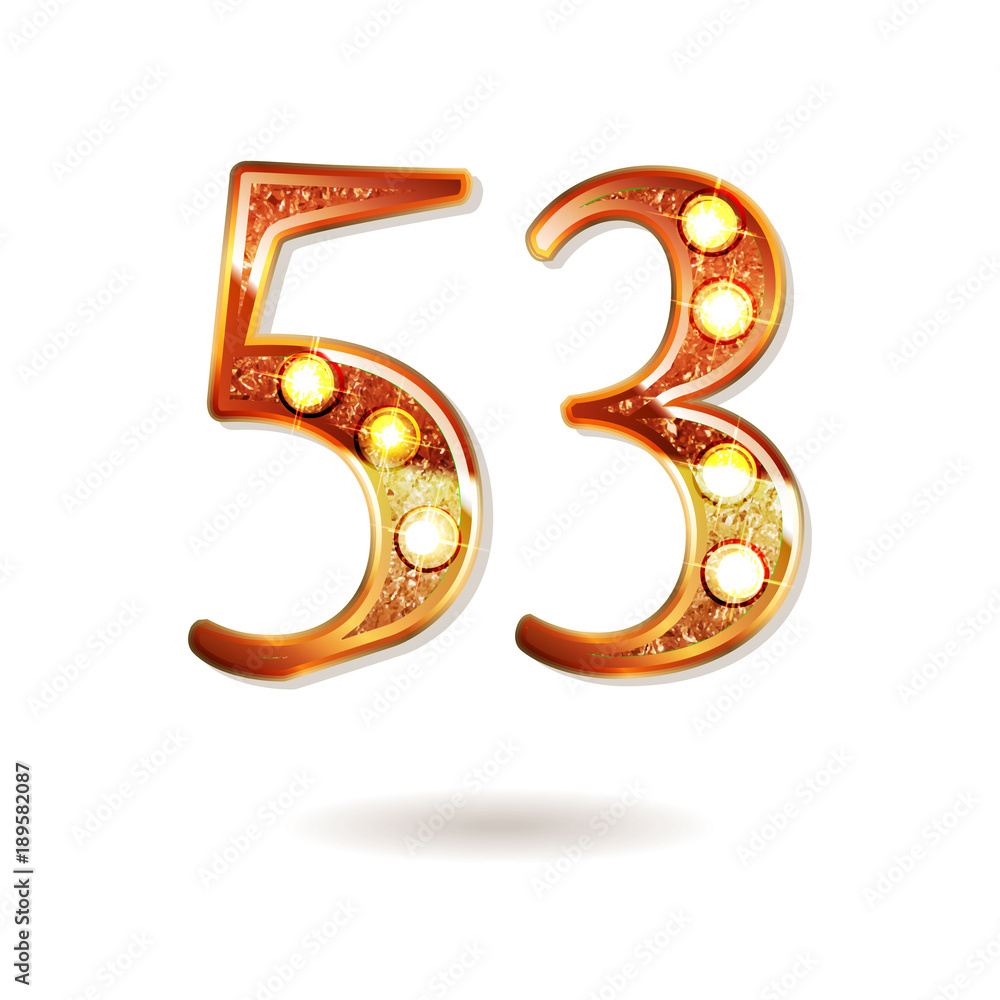 53 years anniversary celebration design 53 years anniversary celebration design