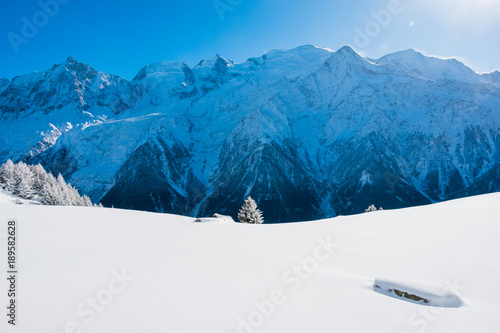 Mont Blanc winter photo