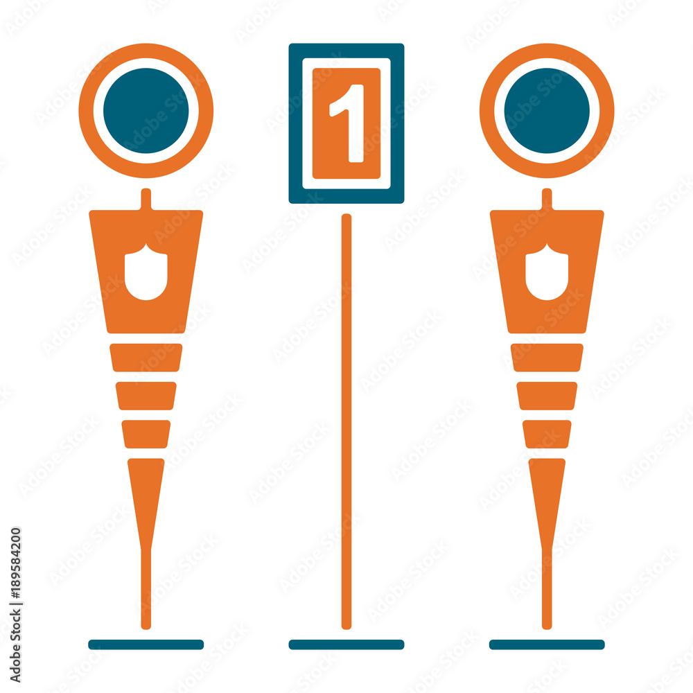 American Football Chain Gang Icon (Farbe) Adobe