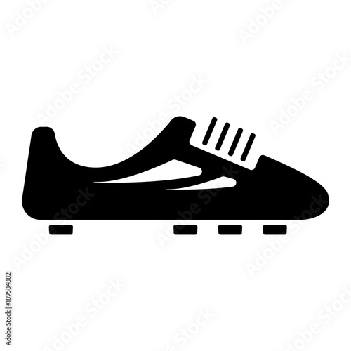 Fußballschuh - Icon (in Schwarz)