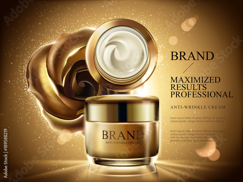 Anti-wrinkle cream ads
