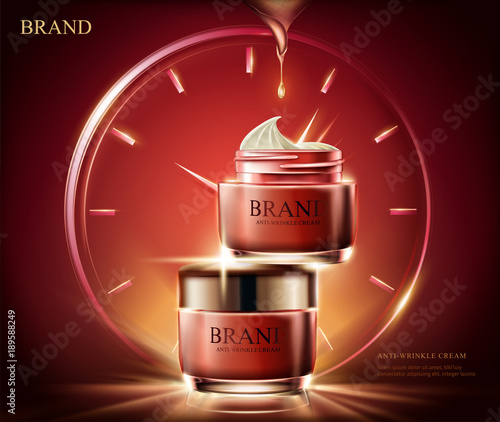 Anti-wrinkle cream ads