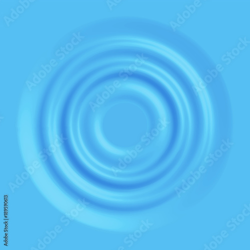 Pure blue water waves background, rippled surface vector illustration. Symbol of ecological safety, natural, clean beverage, essential element of life, environment