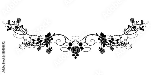 Tattoo black rose