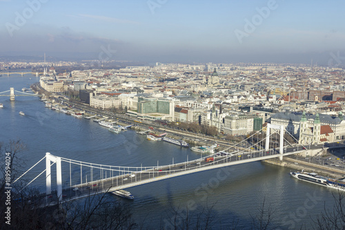 Elizabeth bridge in Budapest