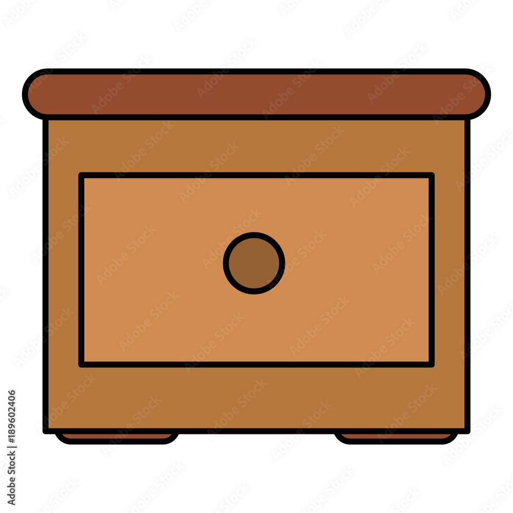 wooden drawer isolated icon wooden drawer isolated icon