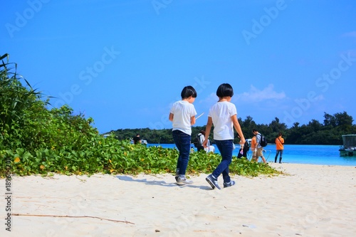 the boys in the beach