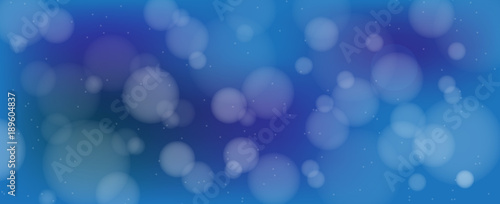 Blue Bokeh Background