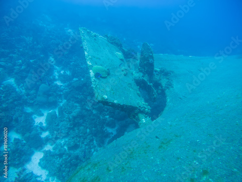 ship wreck Hilma Hooker Bonaire island caribbean sea underwater photo