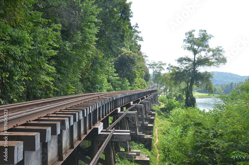 Death Railway Bridge Kanchanaburi Thailand