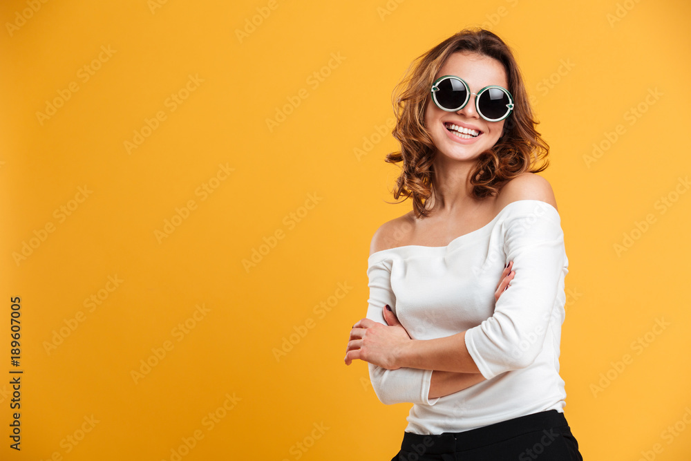 Excited happy young woman Excited happy young woman