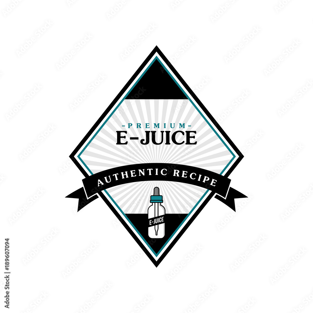 Obraz premium personal vaporizer e-cigarette e-juice liquid