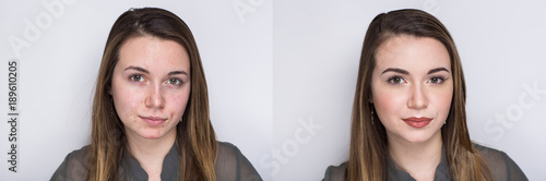 before after make up