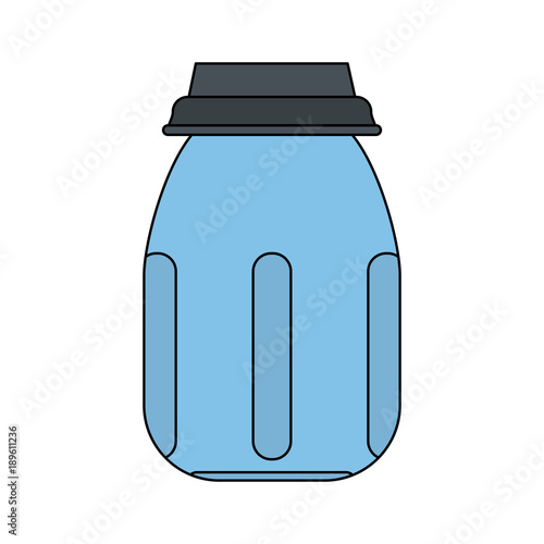 Salt bottle isolated icon vector illustration graphic design