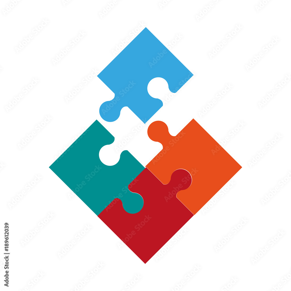 Jigsaw puzzle symbol icon vector illustration graphic design Stock Vector |  Adobe Stock