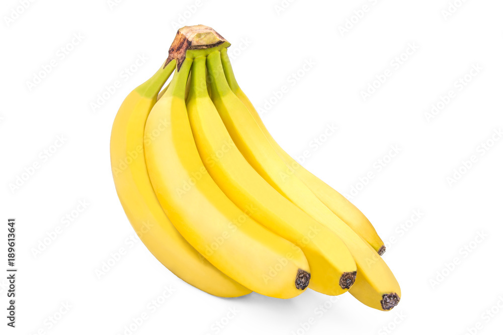Bunch of bananas isolated on white background Bunch of bananas isolated on white background