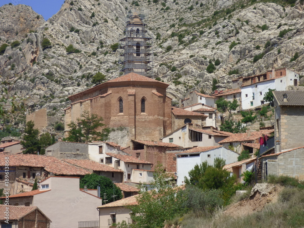Castellote, pueblo de Teruel situado en la comarca turolense del Maestrazgo, en España.