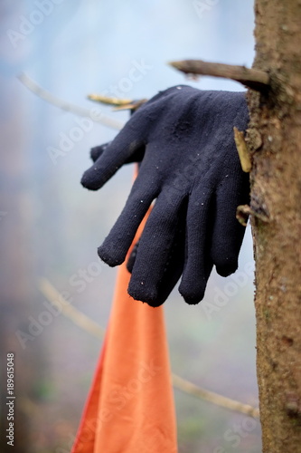 Tourist gloves, hiking