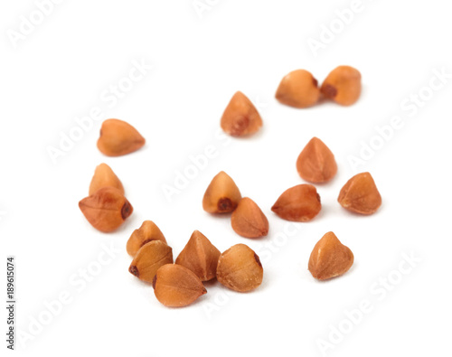 Bilde på lerret buckwheat grains isolated