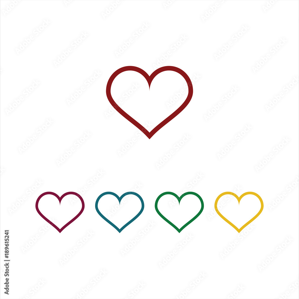 Love Logo Vector Template Design