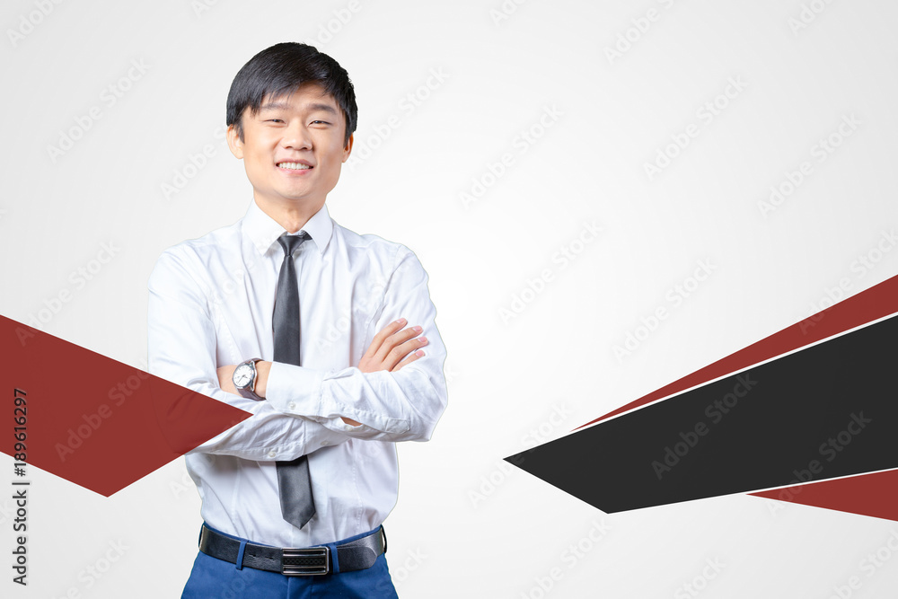 handsome young asian man standing wearing a suit handsome young asian man standing wearing a suit