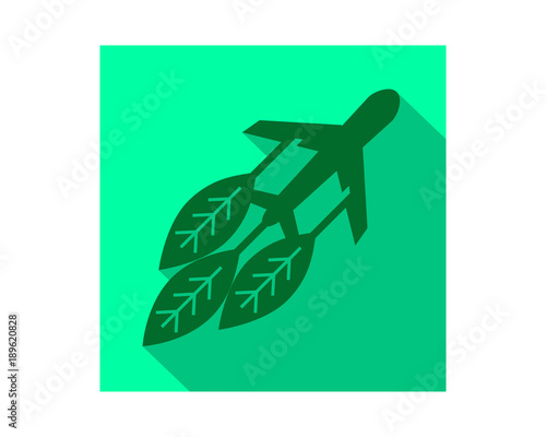 plane airplane airways airline airport leaf leaves image icon vector