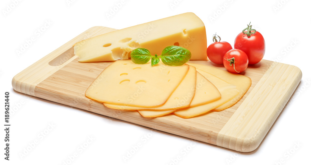 swiss cheese or cheddar and tomatoes on white background swiss cheese or cheddar and tomatoes on white background