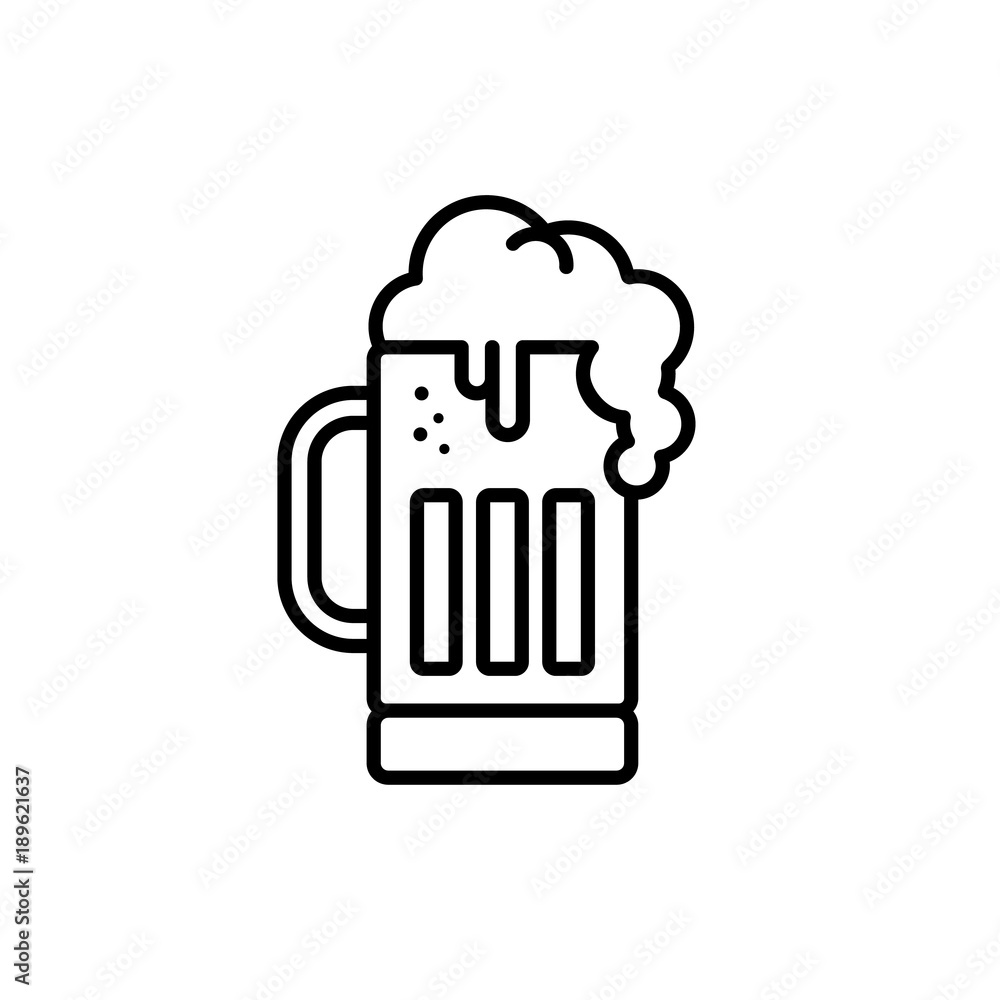 cold glass of beer vector cold glass of beer vector