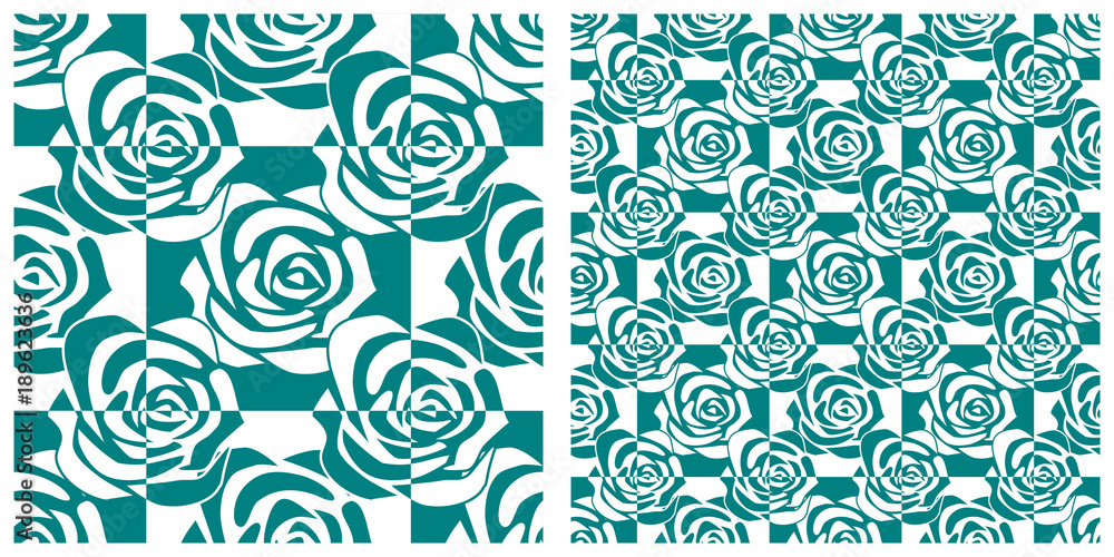 Seamless pattern in single layer of rose. Seamless pattern in single layer of rose.