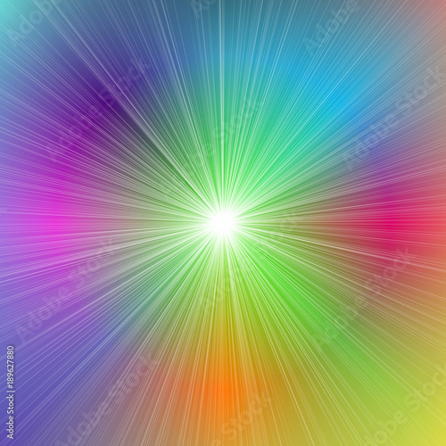 Wallpaper Mural Abstract dynamic gradient star burst background - vector graphic design Torontodigital.ca