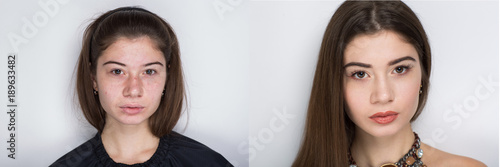 before after make up